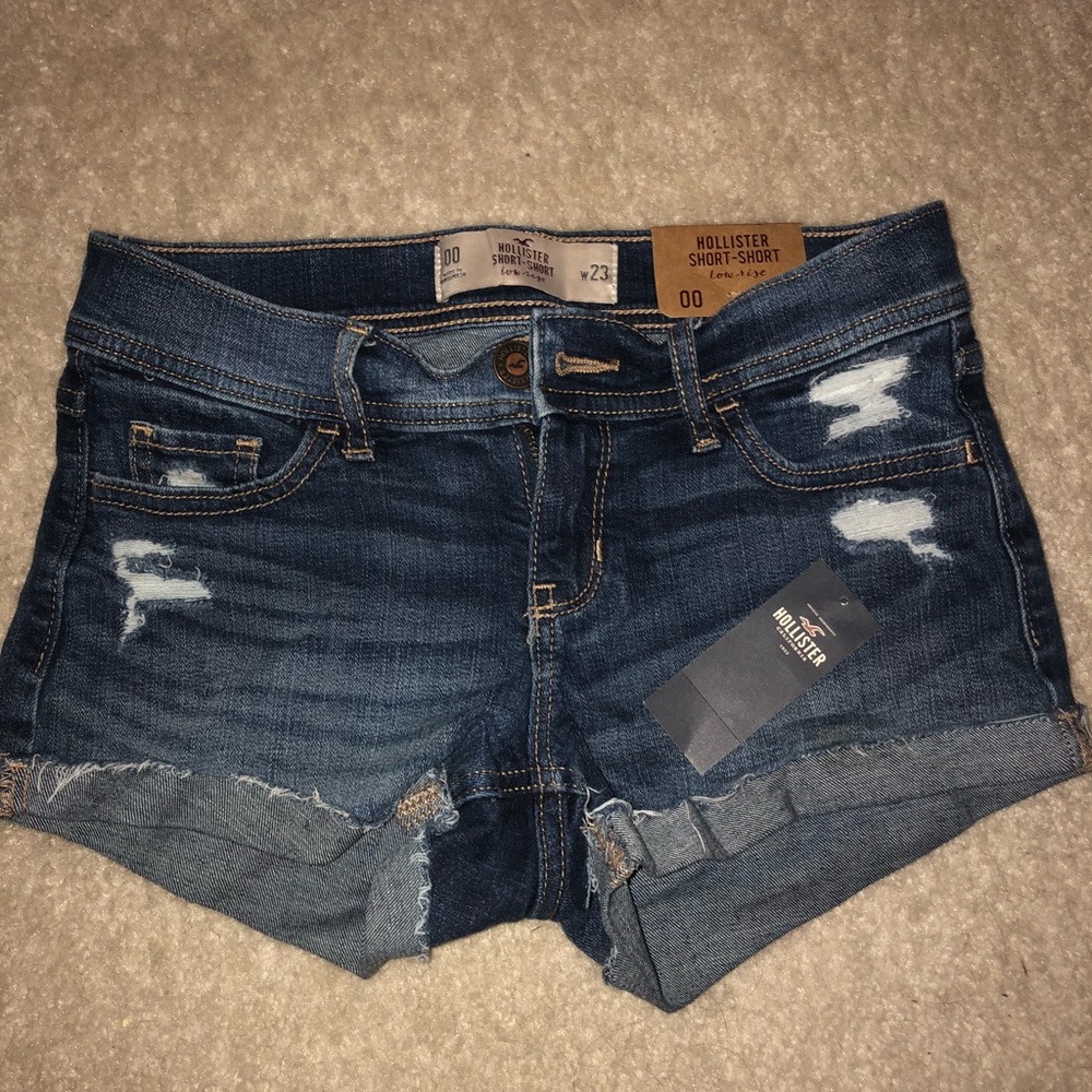 Hollister jean shorts